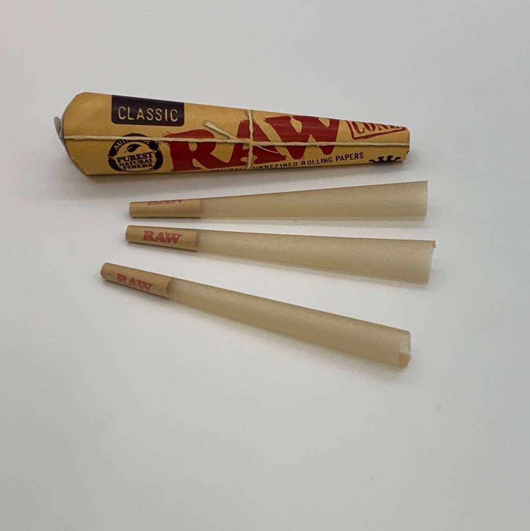 3 pack Raw Cones
