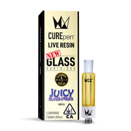 Juicy Blueberries 1G Live Resin Cartridge - West Coast Cure